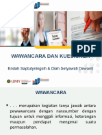 WAWANCARA DAN KUESIONER