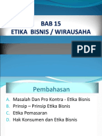 Bab 15 Etika Bisnis