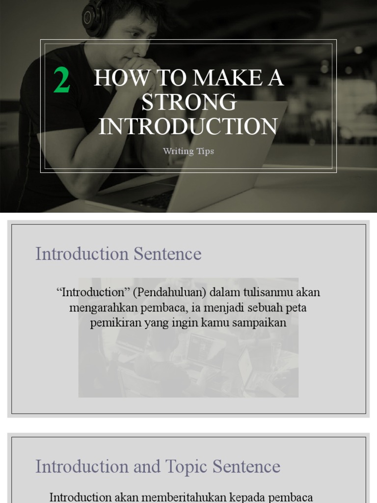 Crafting a Strong Introduction for Online Content