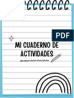 Portada de Cuaderno Actividades Infantil Verde