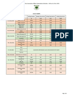 Grade 11 Term One SA1 Exam Schedule Nov-Dec 2021 PDF