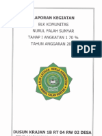 Laporan Kegiatan Nurul Falah Sunyar Karawang 2022-1-19