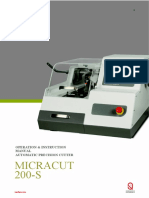 +metkon Micracut 200-s Operation and Instruction Manual Mt22-00