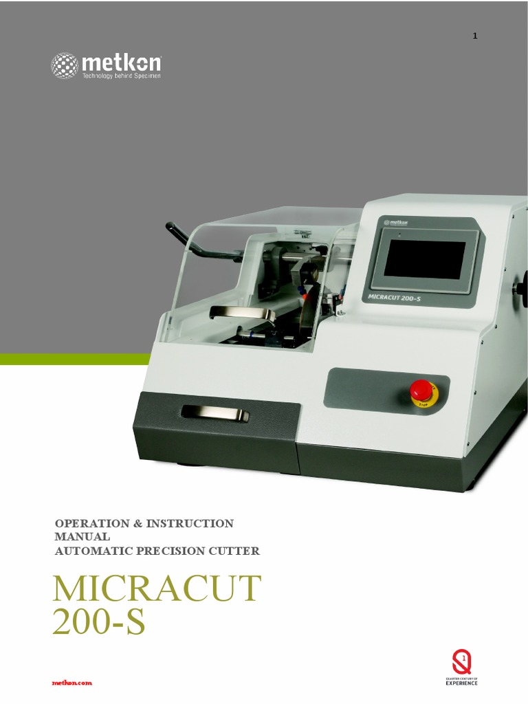 Micracut 200-S Operation Manual | PDF | Mains Electricity | Grinding ...