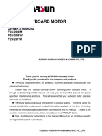 Outboard Motor: Owner'S Manual F25/20BM F25/20BW F25/20FW