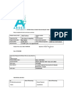 International Student Refund Form Signed