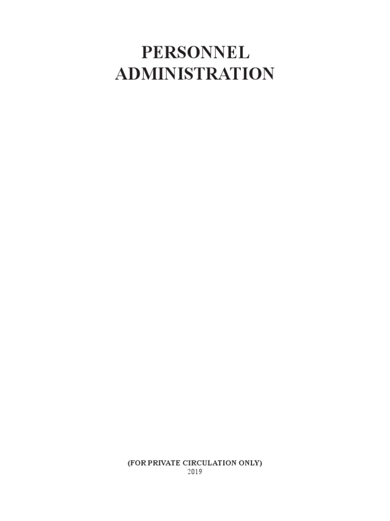 personnel-administration-pdf-human-resource-management-employment