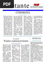 Militante nº 1- Mesa Nacional Falangista - Noviembre 2002