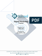 Digital Marketing Propsal - KeySol 