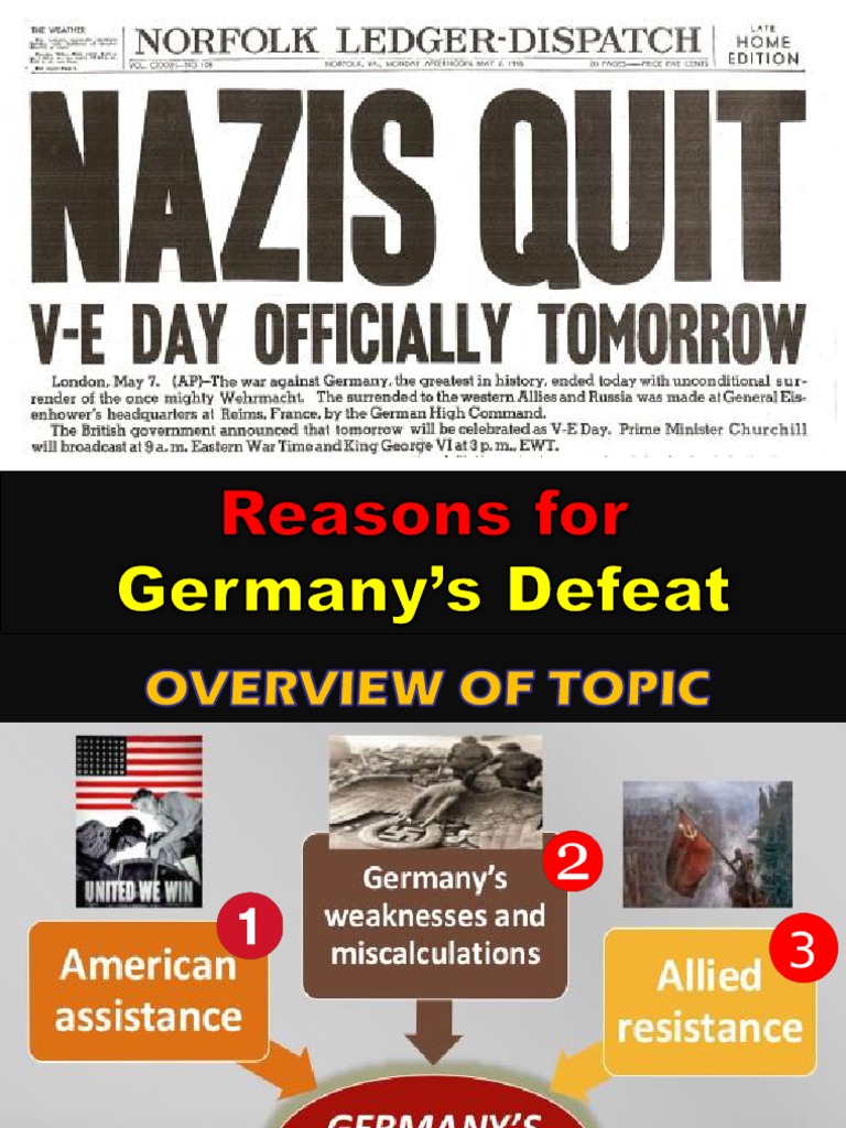 WHY GERMANY LOST WWII intelligence overview