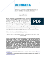 Análise do controle PID em sistema de malha fechada