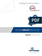 Worm Gear Datasheet