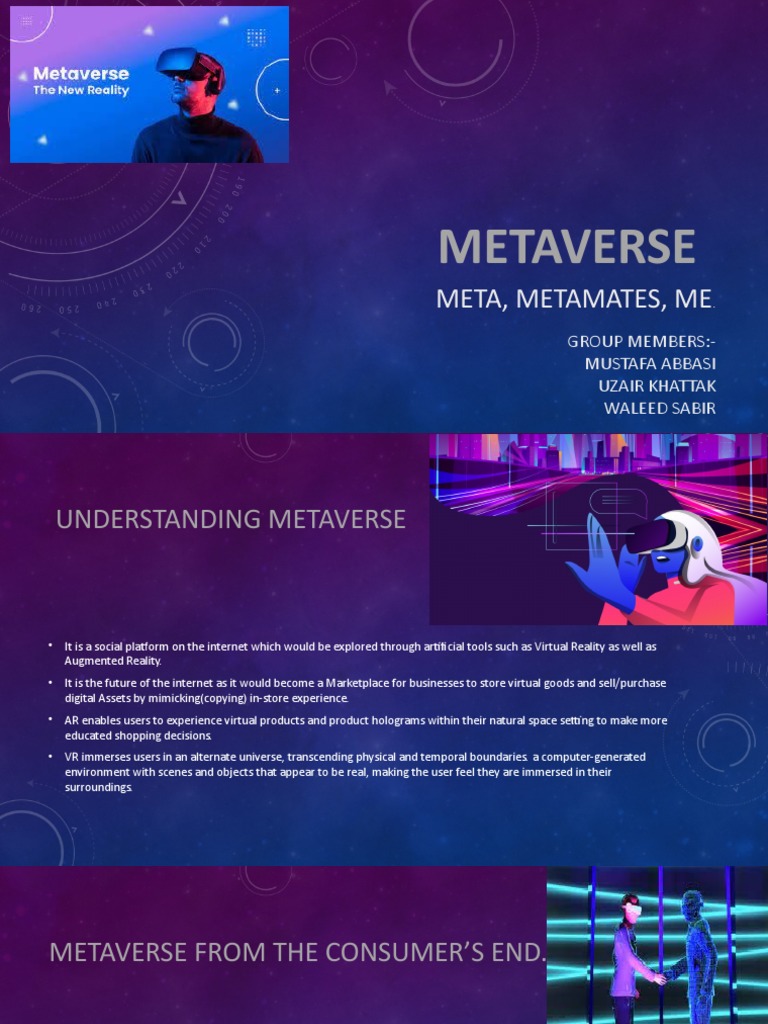 Metaverse Consumer Behaviour. PDF Virtual Reality Augmented Reality
