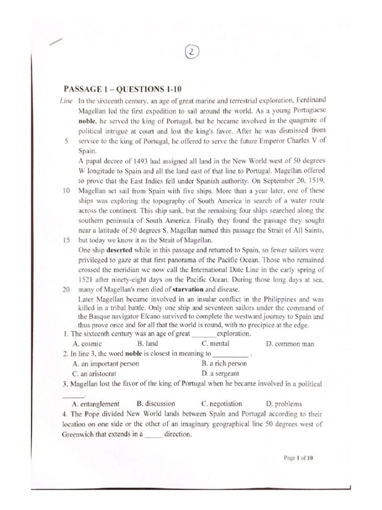 Test 02 Extra. Reading | PDF