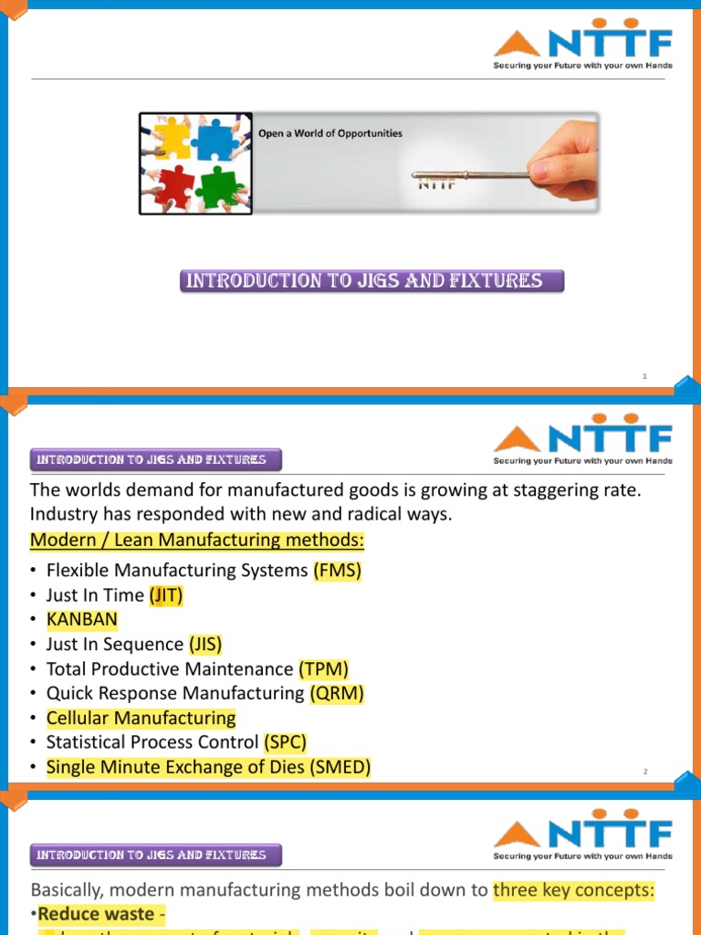 02 Us Introduction To Jigs And Fixtures Pdf Machining Technical