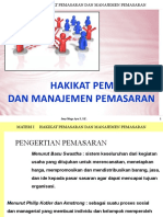 Hakikat Dan Manajemen Pemasaran