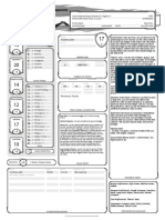 Beast RPG Hunter Reference Sheet | PDF