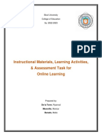 Instructional Materials With Learning Activities