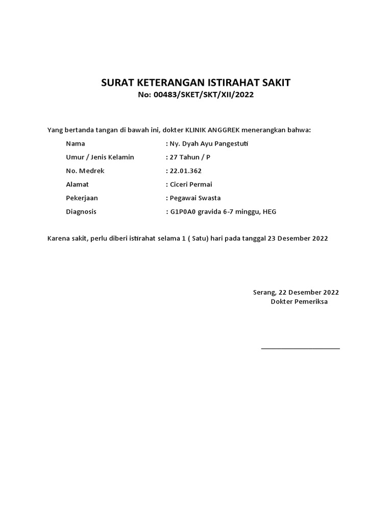 Surat Sakit PDF