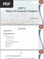 UNIT-1 Basics of Computer Graphics: By: Medhavi Pandey