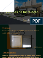 Padrões de Instalação - Porto São Gabriel