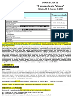 Sábado, 05 de Janeiro de 2019 - : Partes Tempo Aproximado