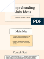 Comprehending Main Idea