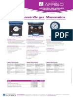 Coffret Controle Gaz Manometre