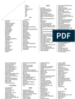 Vocabulario Tematico Ingles