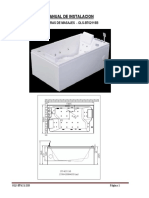 Instalación bañera masajes OLS-BT62115B
