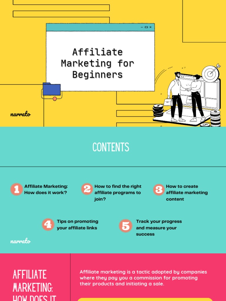 Affiliate Marketing For Beginners Pdf Affiliate Marketing Market