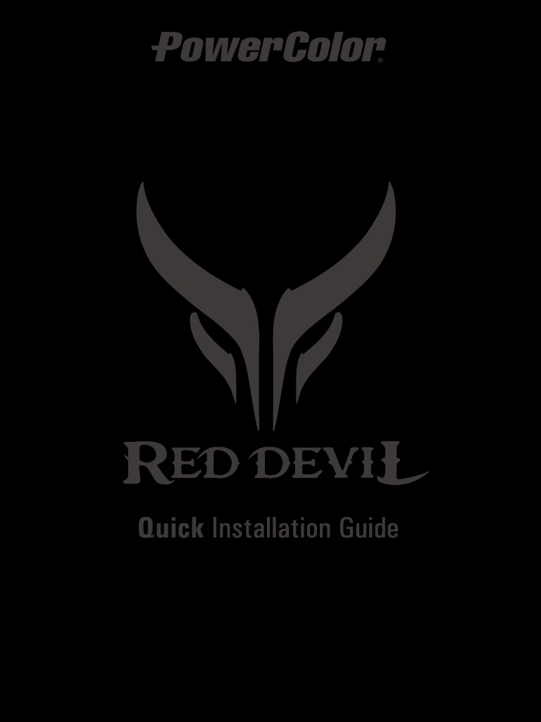 Rx6900xt quick install guide red devil pdf electronics personal