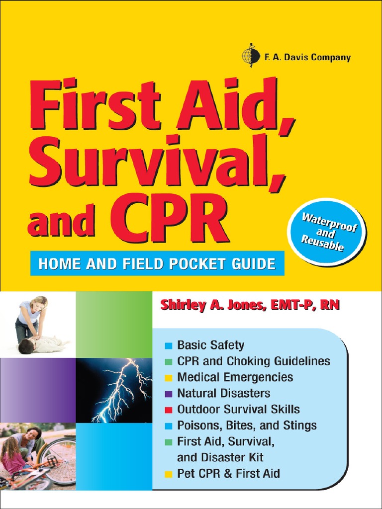 First Aid, Survival and CPR PDF Cardiopulmonary Resuscitation