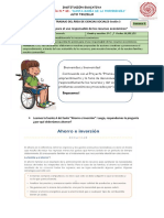 Proponemos Acciones para El Uso Responsable de Los Recursos Económicos