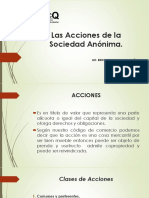 15 Las Acciones de La Sociedad Anónima