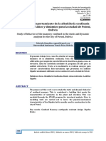 Comportamiento albañilería confinada análisis estático dinámico