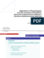 Aula 06 Vetores e Matrizes