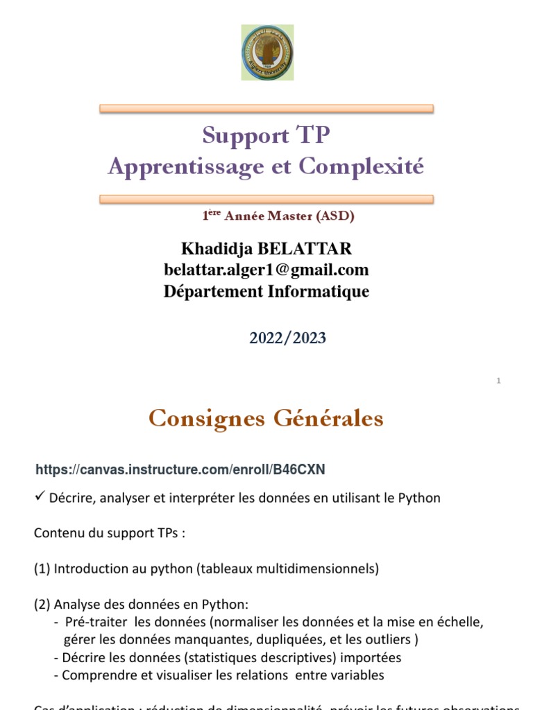 Introduction à Python pour l'analyse de données | PDF | Structure de ...