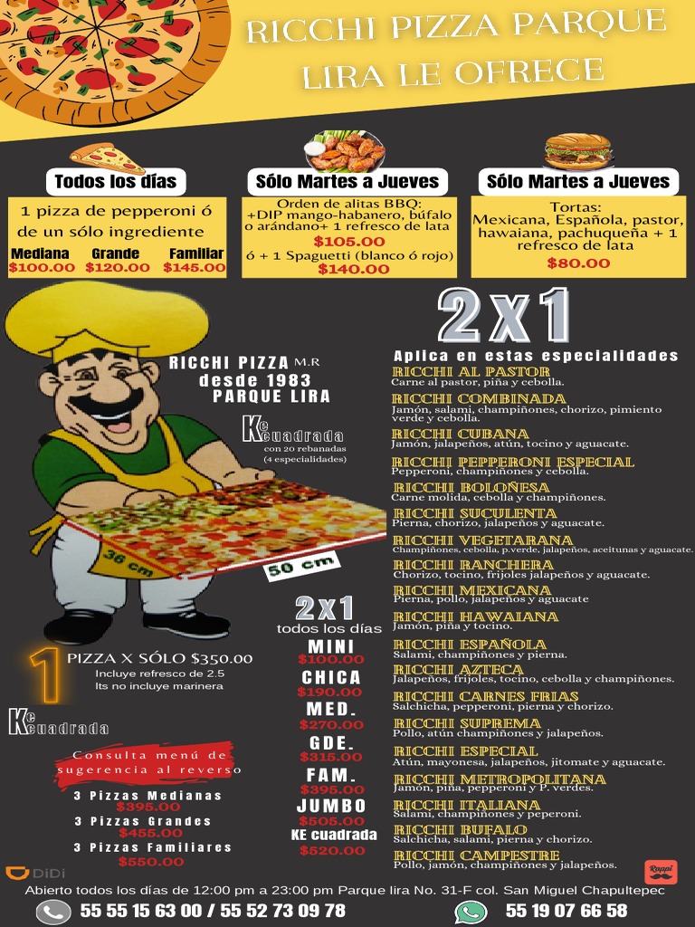 Richi Pizza (Final) PDF Pizza Cocina norteamericana