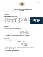 Série 3 PL L3 Maths Appli