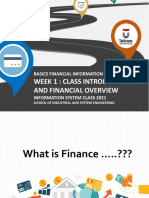 Finon - Week1 - Class Introduction and Financial Overview