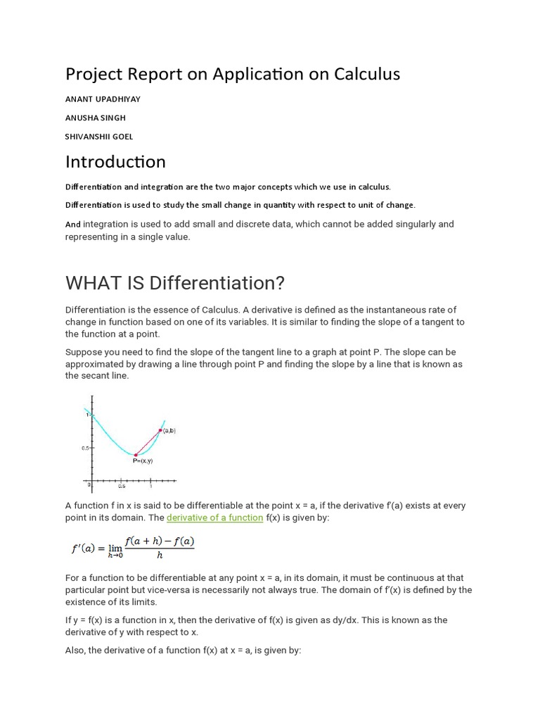 Applications of Calculus in Engineering | PDF | Integral | Derivative