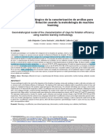 Modelo Geometalurgico de La Caracterizacion de Arcillas