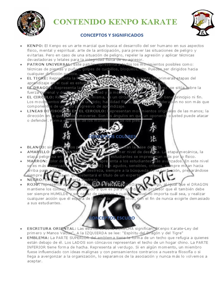 Introducción al Kenpo Karate | PDF | Kárate | Aprendizaje
