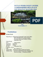 Presentasi PLTMH Malinau Kaltara 2016