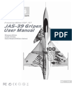 Freewing Jas 39 Gripen 80mm RC Airplane User Manual