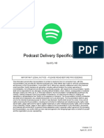 Spotify Podcast Delivery Specification v1.6