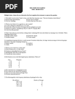 Review Mid-Term Exam 2