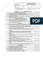 English Day Presentation Evaluation