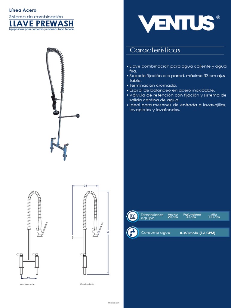 LLAVE-PREWASH Ficha | PDF